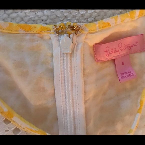 Lilly yellow & white dress - Picture 4 of 6